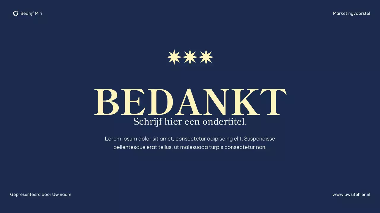 document modern marketingvoorstel marine