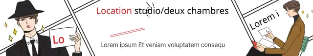 Louer un studio/deux chambres