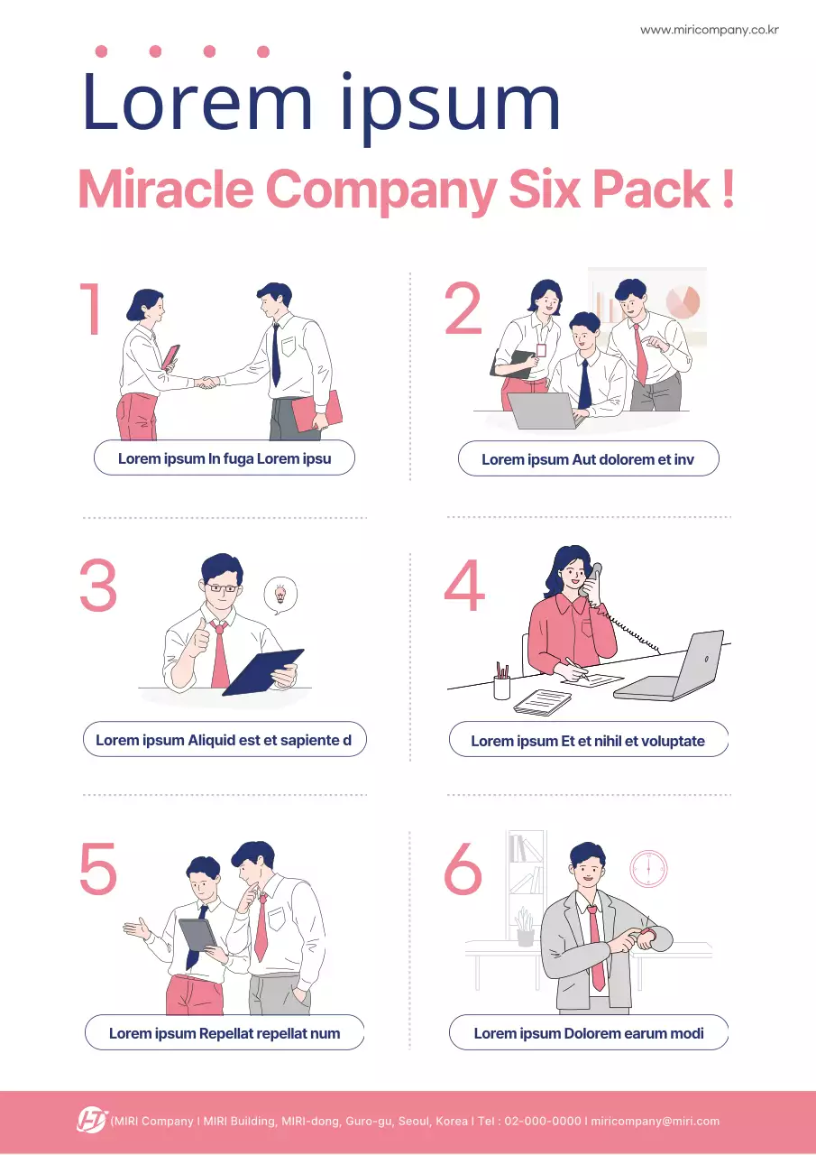 Promouvoir une campagne de culture organisationnelle illustrée en rose