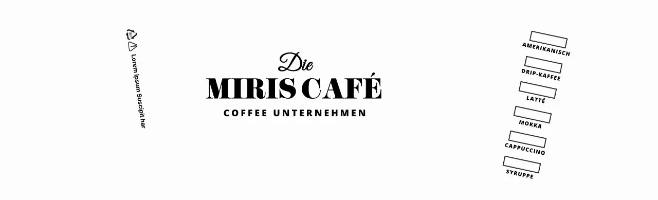 Einfaches Textlogo in Schwarz und Orange