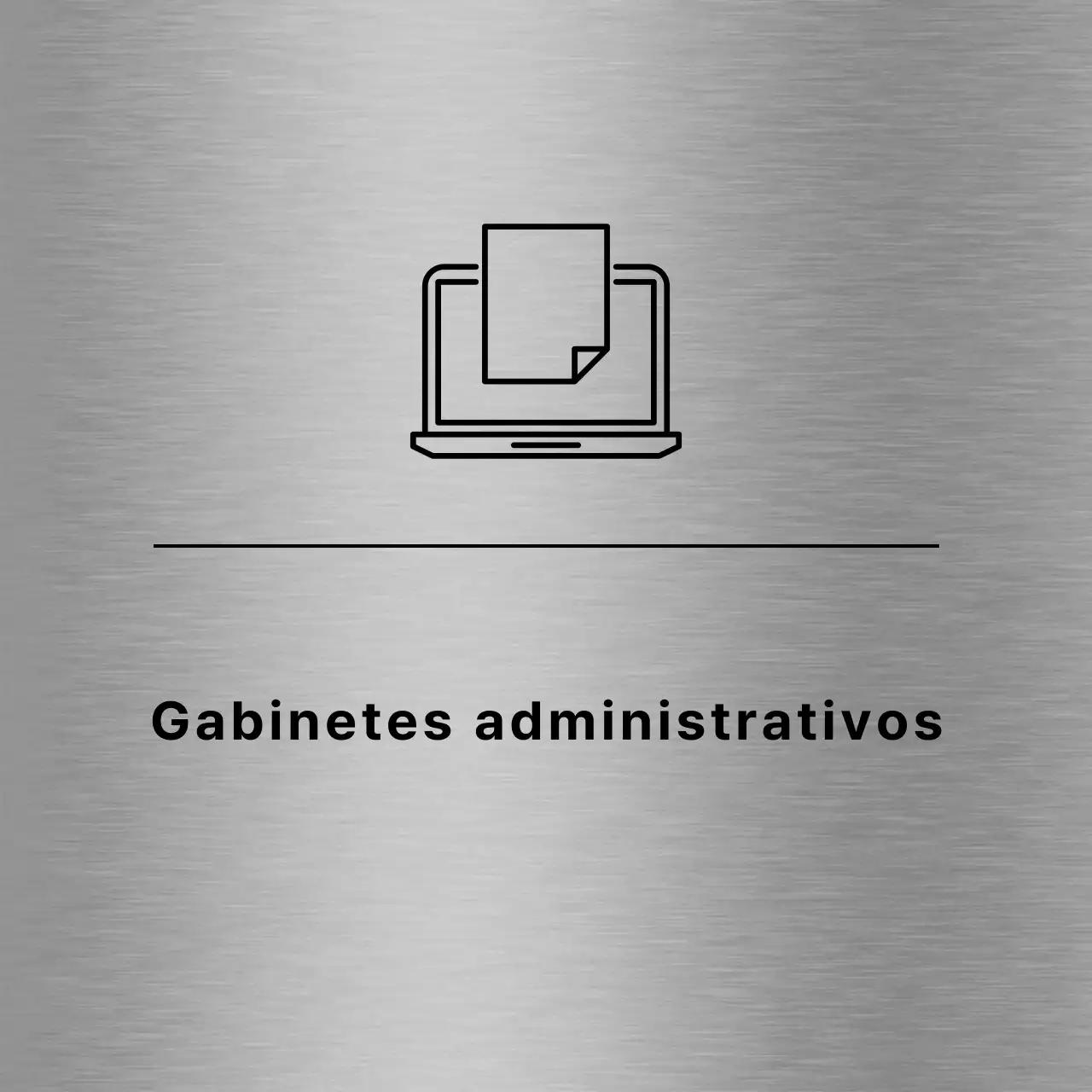 Cada nome de local com um ícone de linha simples, a preto, relacionado com a escola