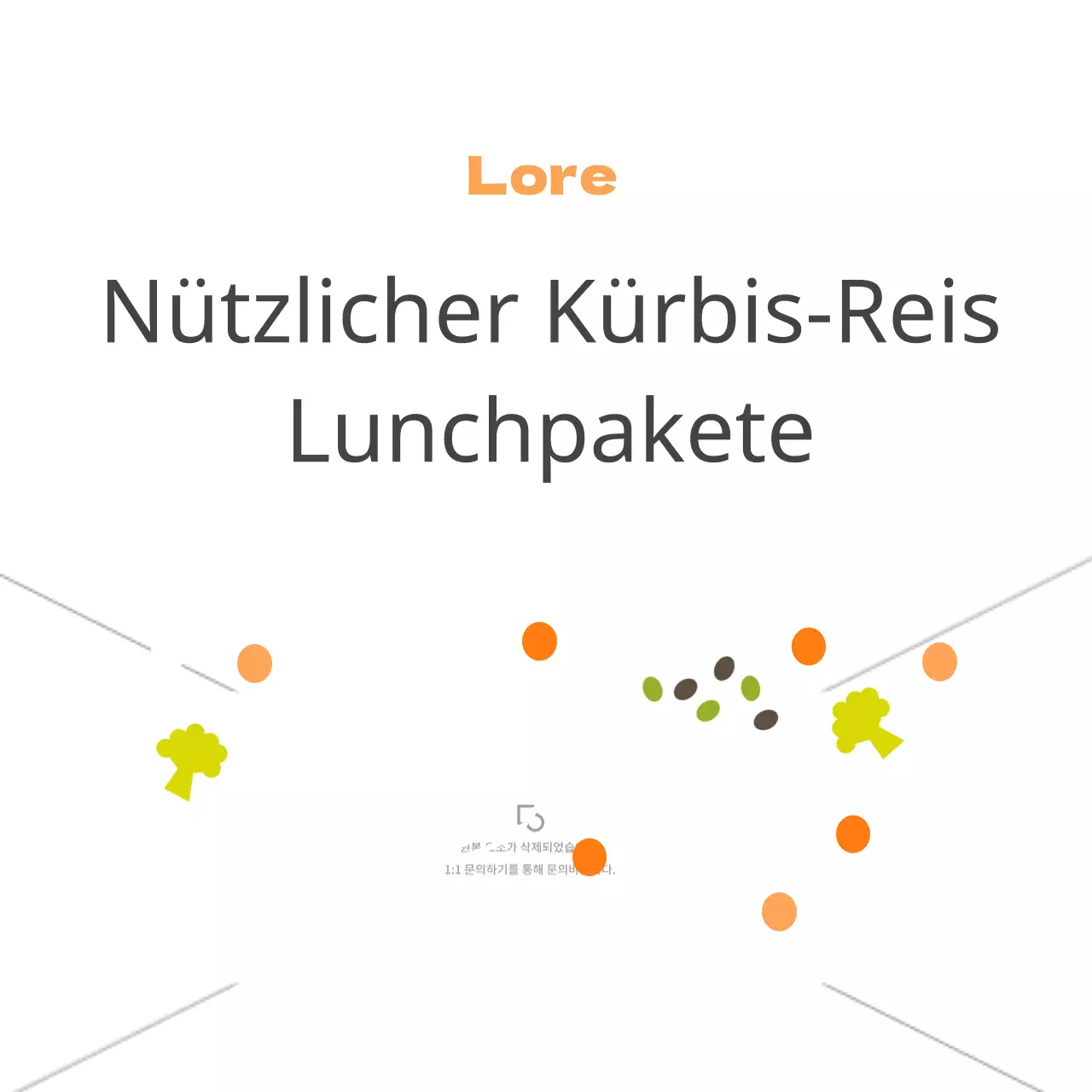 Bento mit Kürbis und Reis