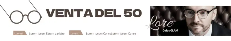 Rebajas en gafas