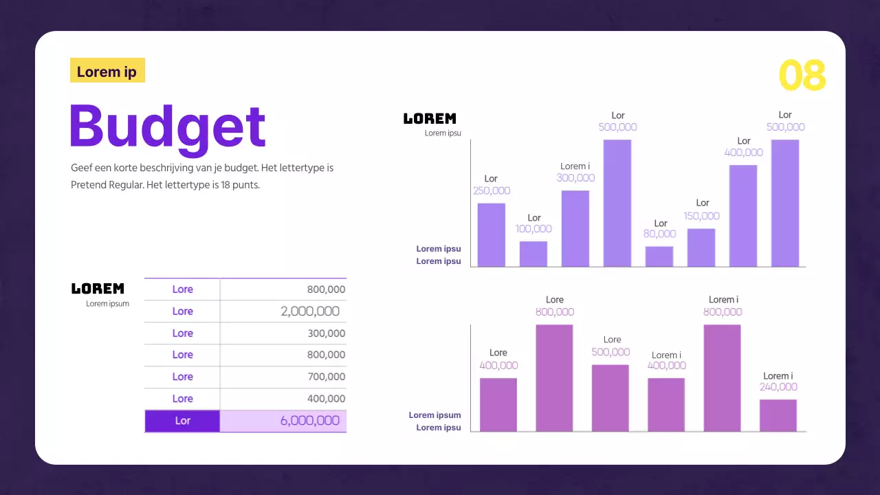 Creatief muzikaal voorstel met paarse achtergrond en ster versieringen