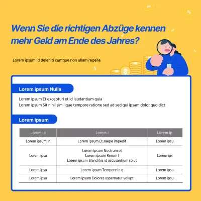 Niedliche gelbe und blaue Informationen zum Jahresende