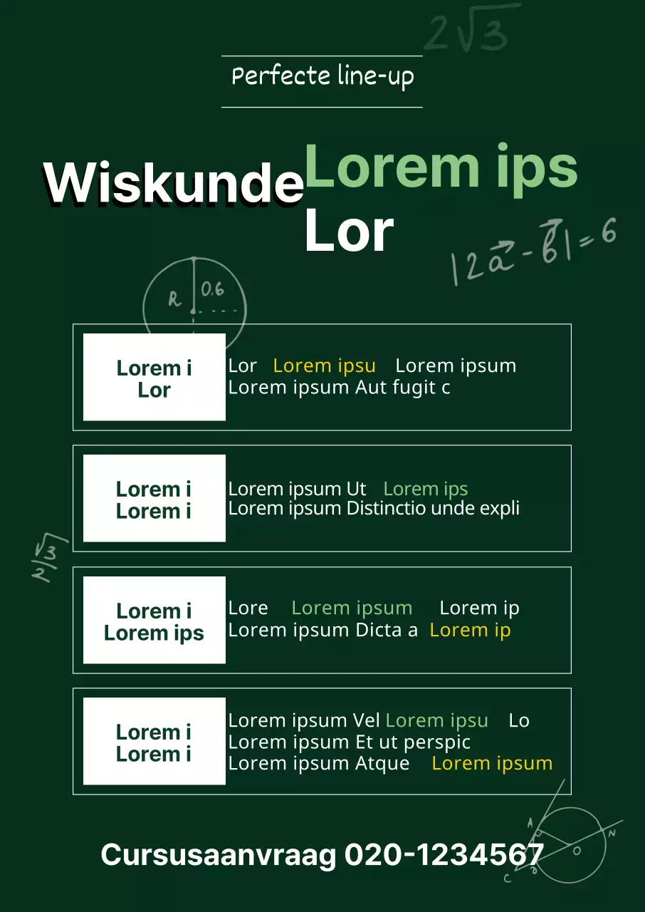 Aanwerving groene wiskunde school