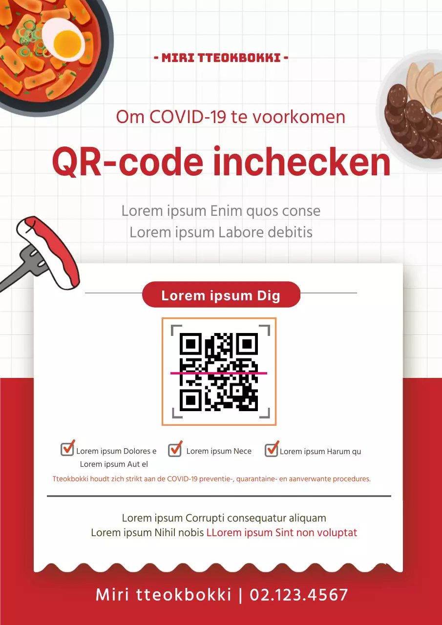 QR-code inchecken