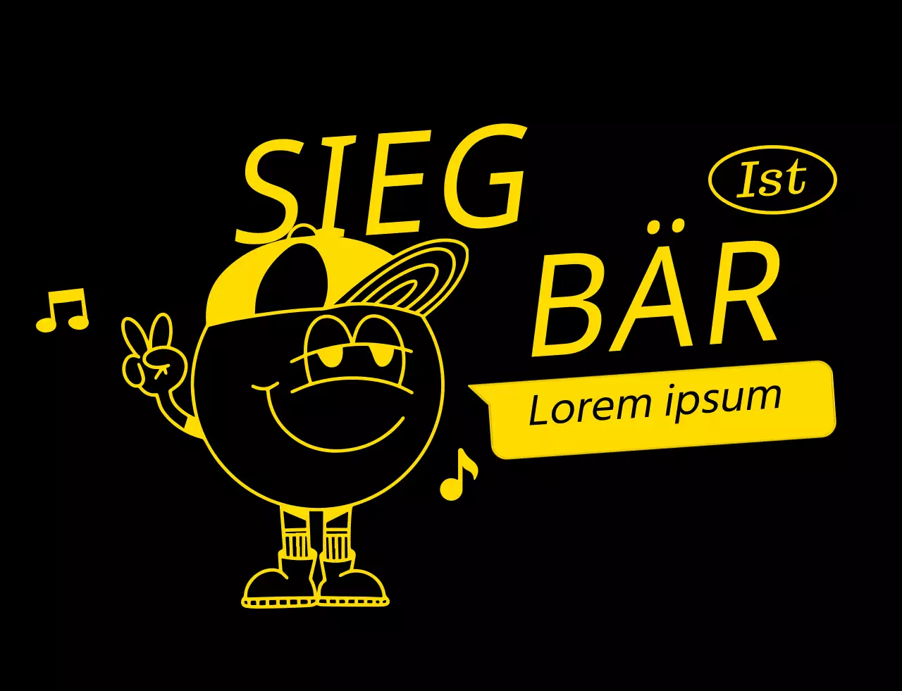 Hip Linie Illustration zurück Nummer Konzept Schule Gruppe T-Shirt in gelb