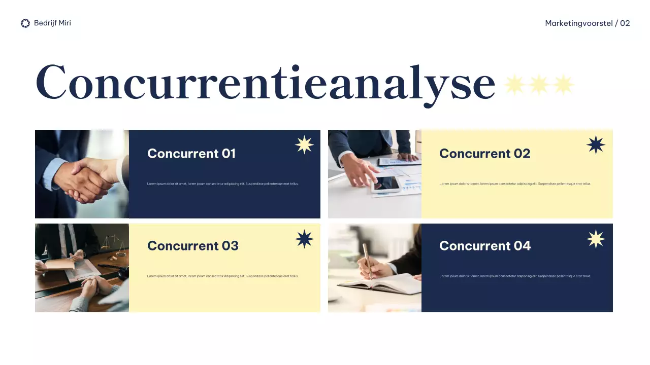 document modern marketingvoorstel marine