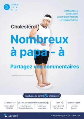 Promouvoir la campagne de l'hôpital gris-bleu