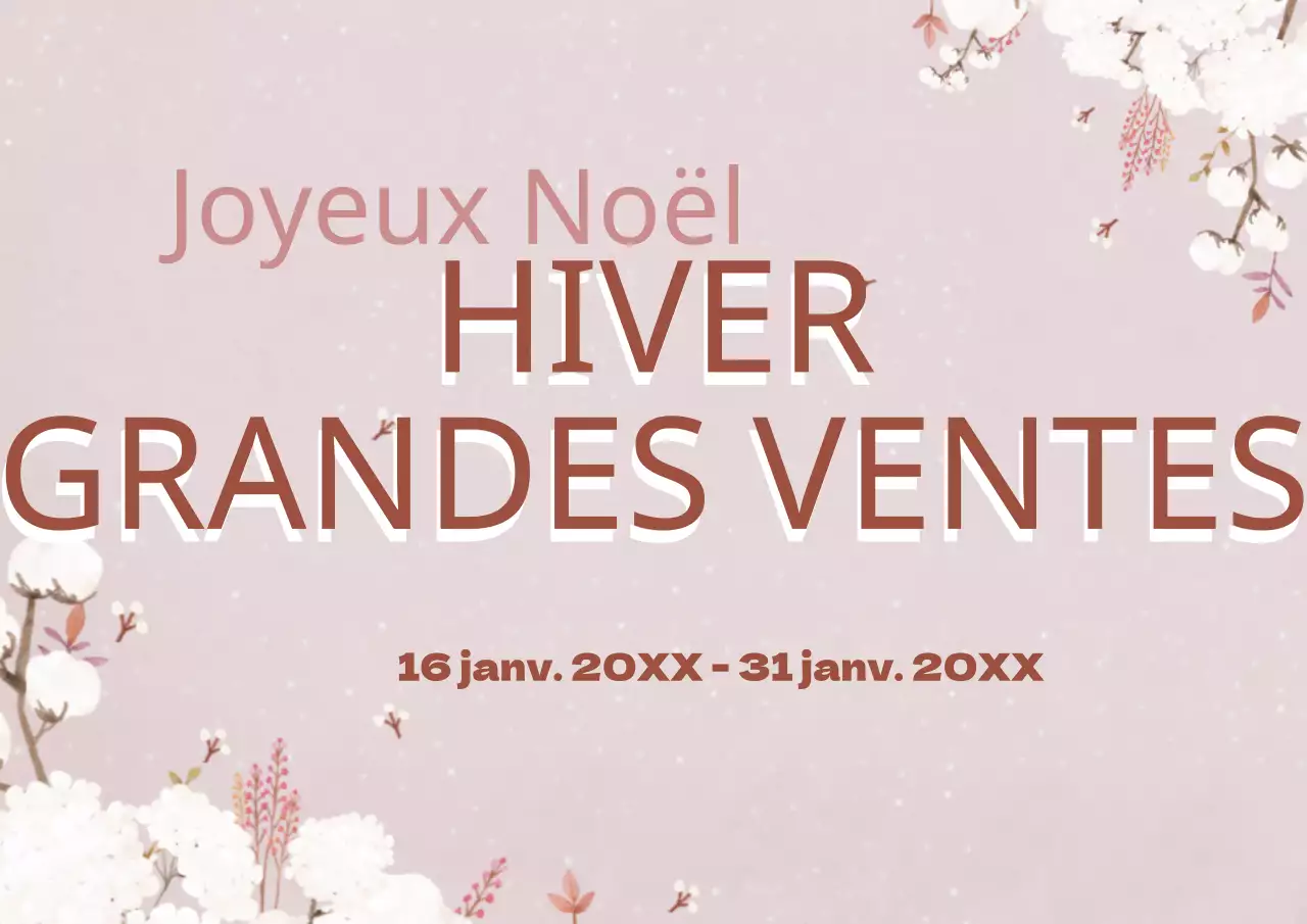 Grande vente d'hiver