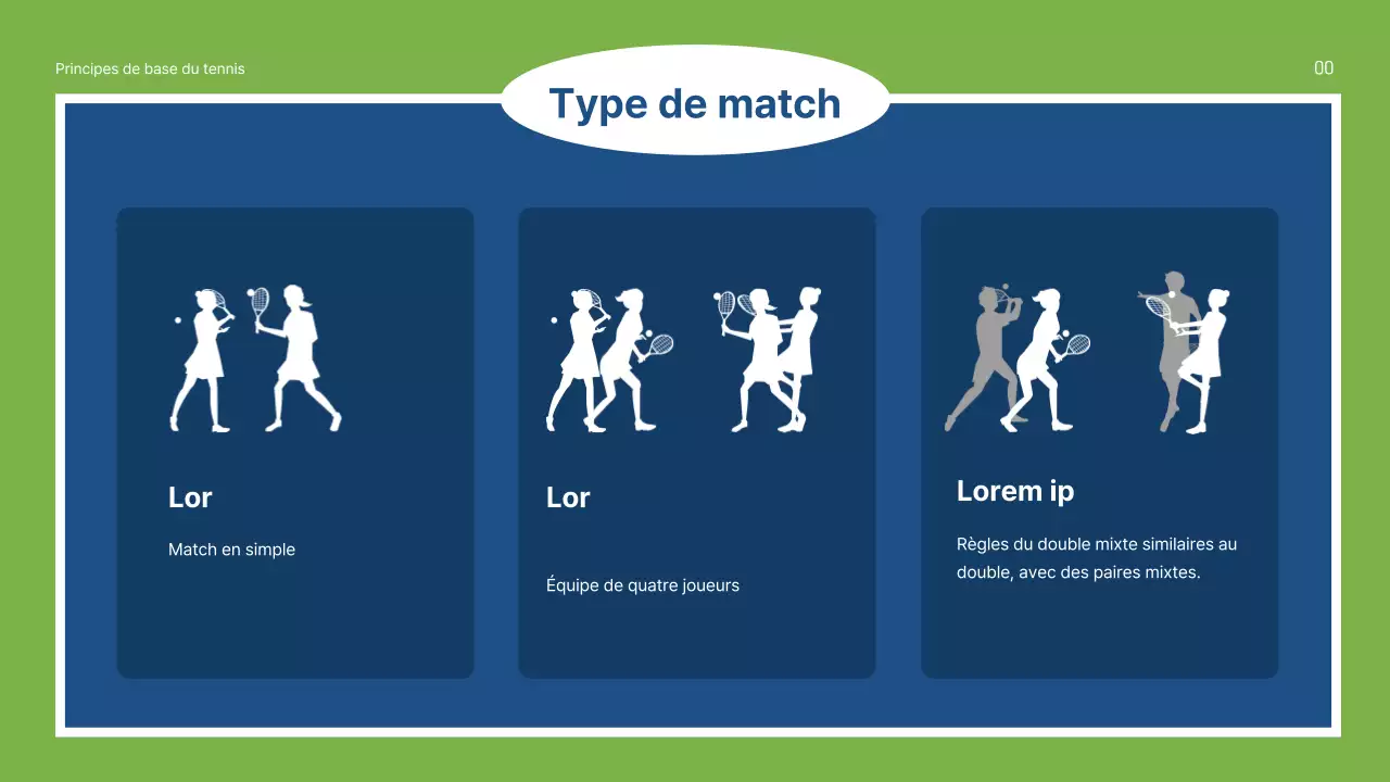 La théorie des fondements du sport vert et bleu expliquée Présentation au collège