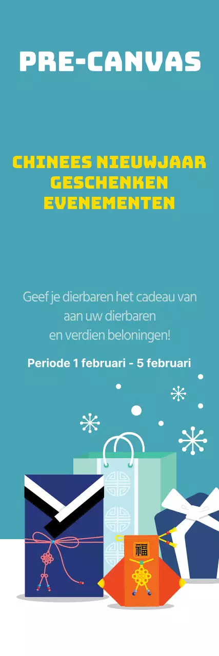 Chinees Nieuwjaar cadeau-evenementen