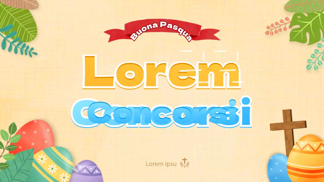 Uova di Pasqua gialle e azzurreCompetizione per uova di Pasqua gialle e azzurre