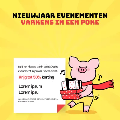 Geniet van het varken