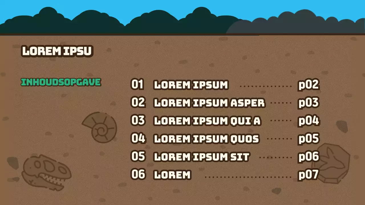 Bruin Onderzoeksteam Concept Leuke Dinosaurus Illustratie Wetenschap Tijd