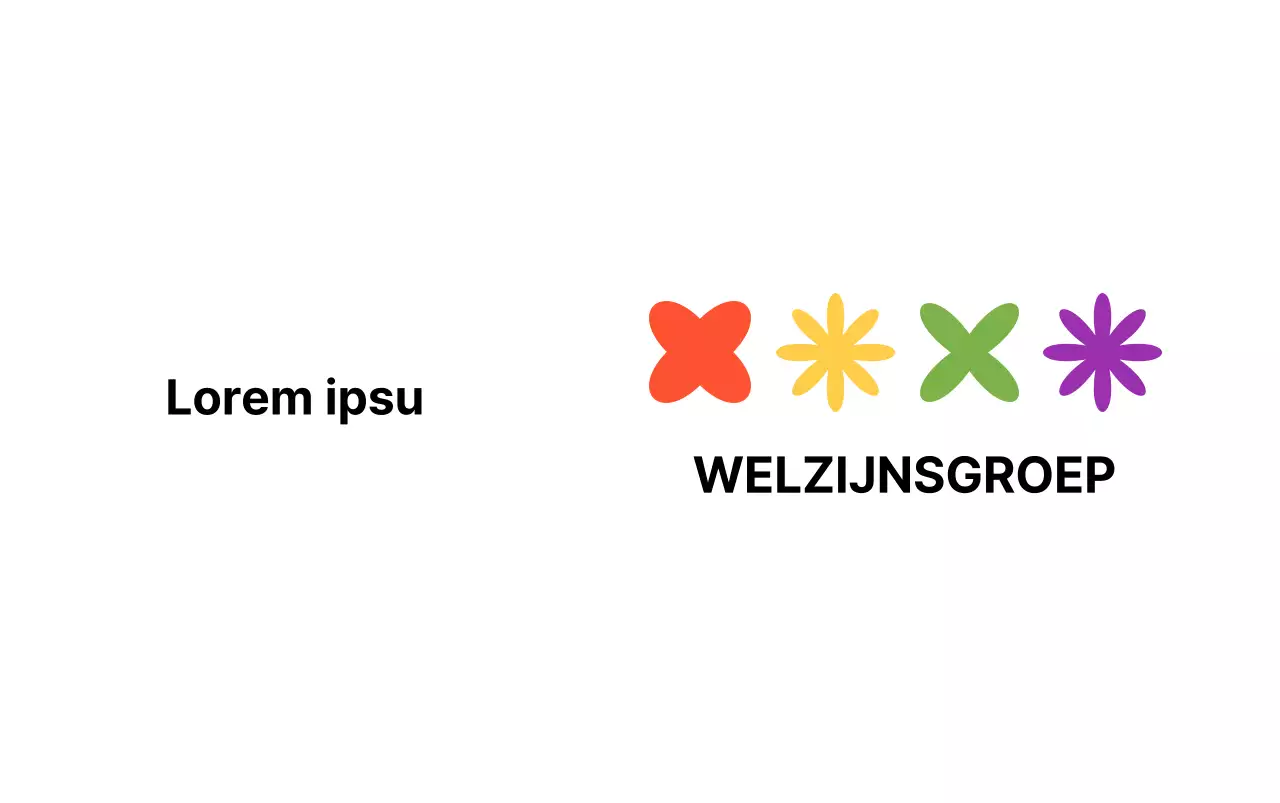 Kleurrijk, schattig en eenvoudig symbool logo combinatie stijl Kinderwelzijnsorganisaties en groepen