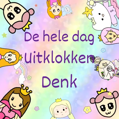 De pastelkleuren en personages zijn een schattige combinatie van B-rang denken