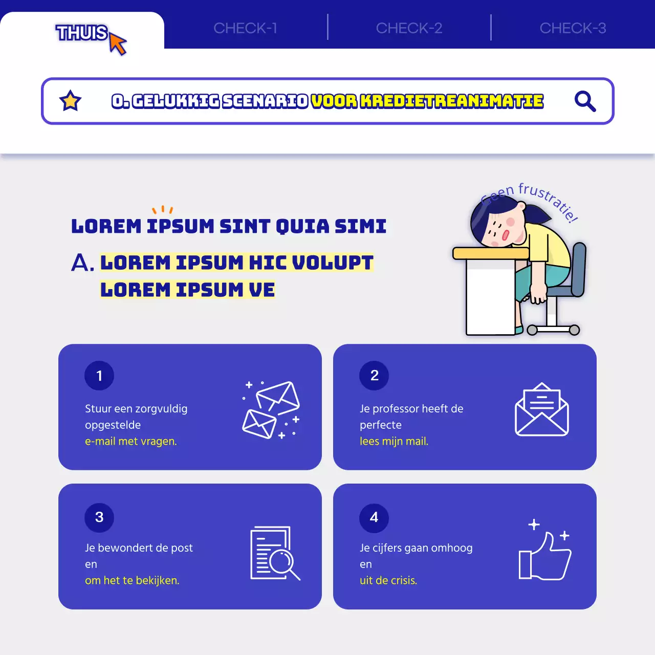 Etiquette en voorbeelden voor het schrijven van e-mails in blauw en wit