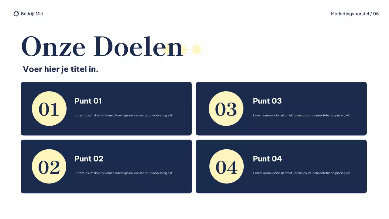 document modern marketingvoorstel marine