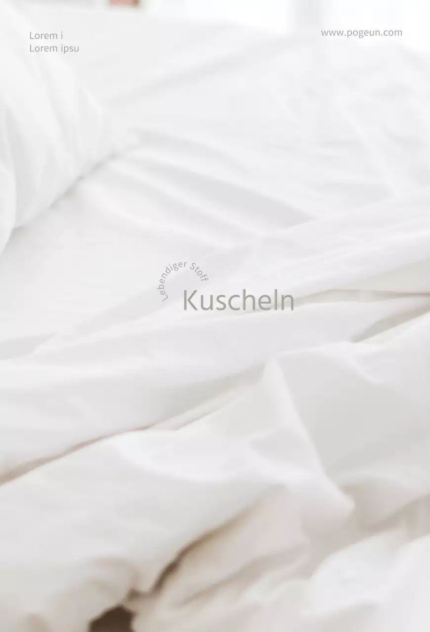 Weiße kuschelige Bettwäsche Werbepostkarte