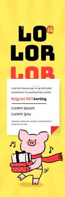 Geniet van het varken