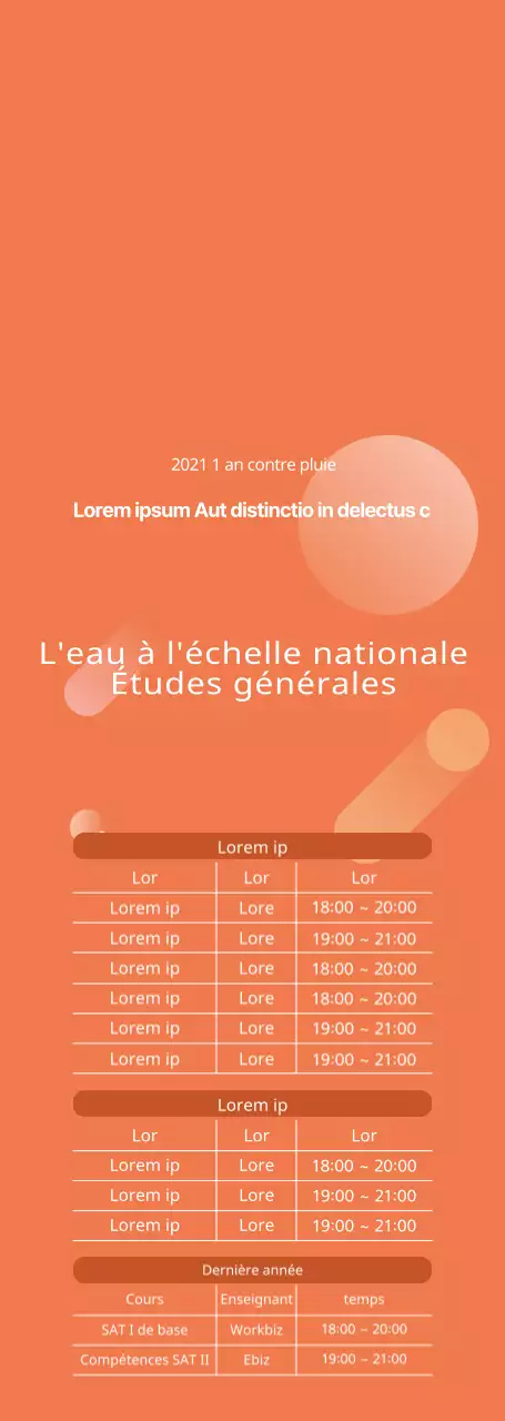 Un orange et un blanc épurés pour annoncer et promouvoir les ouvertures de formation