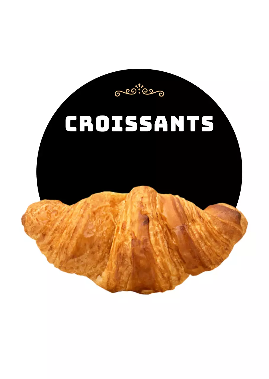 Een nieuw menu promoten bij een zwarte, luxe bakkerij