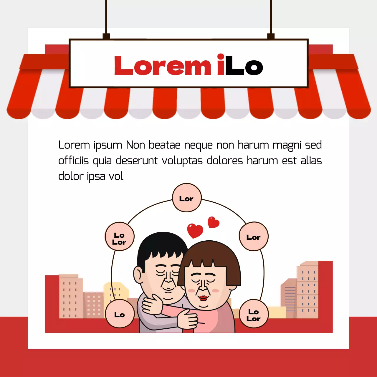 Code de commerce local avec le concept de magasin rouge