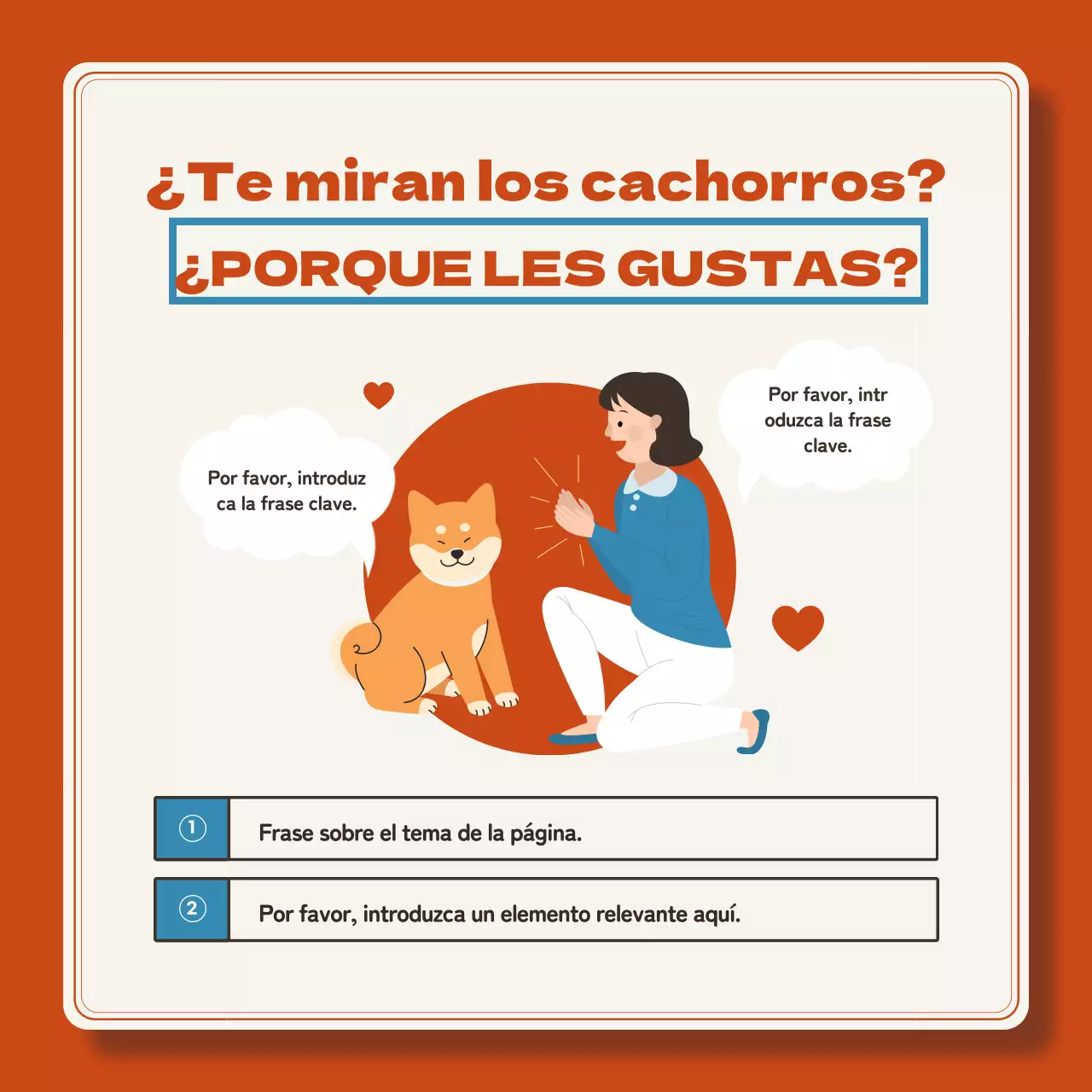 Trivialidades sobre los cachorros rojos y azules