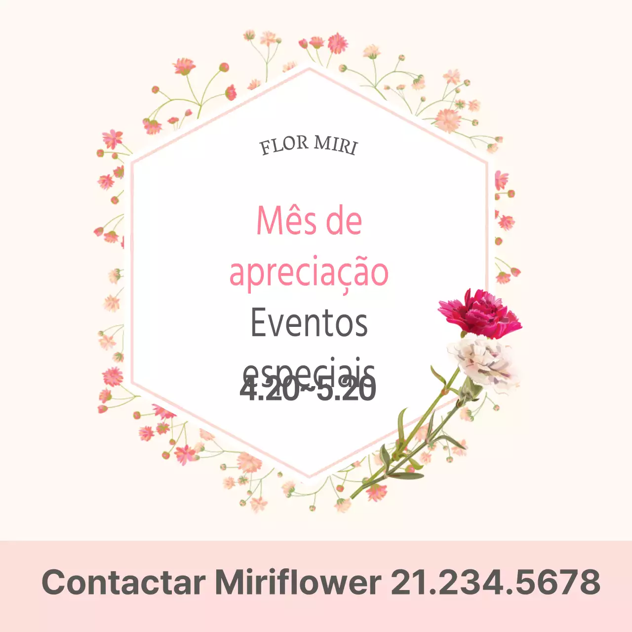 Faixa de evento em marfim