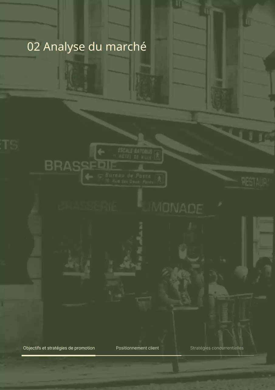 Plan d'affaires simple en diagonale en vert