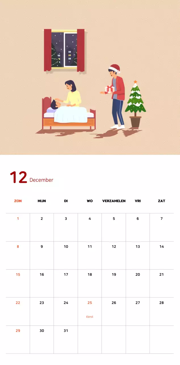 Warm familieconcept in pastelkleuren