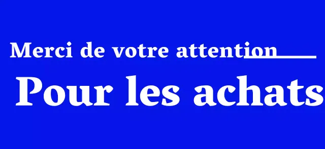 Design simple en bleu et blanc avec un texte et des lignes simples en anglais