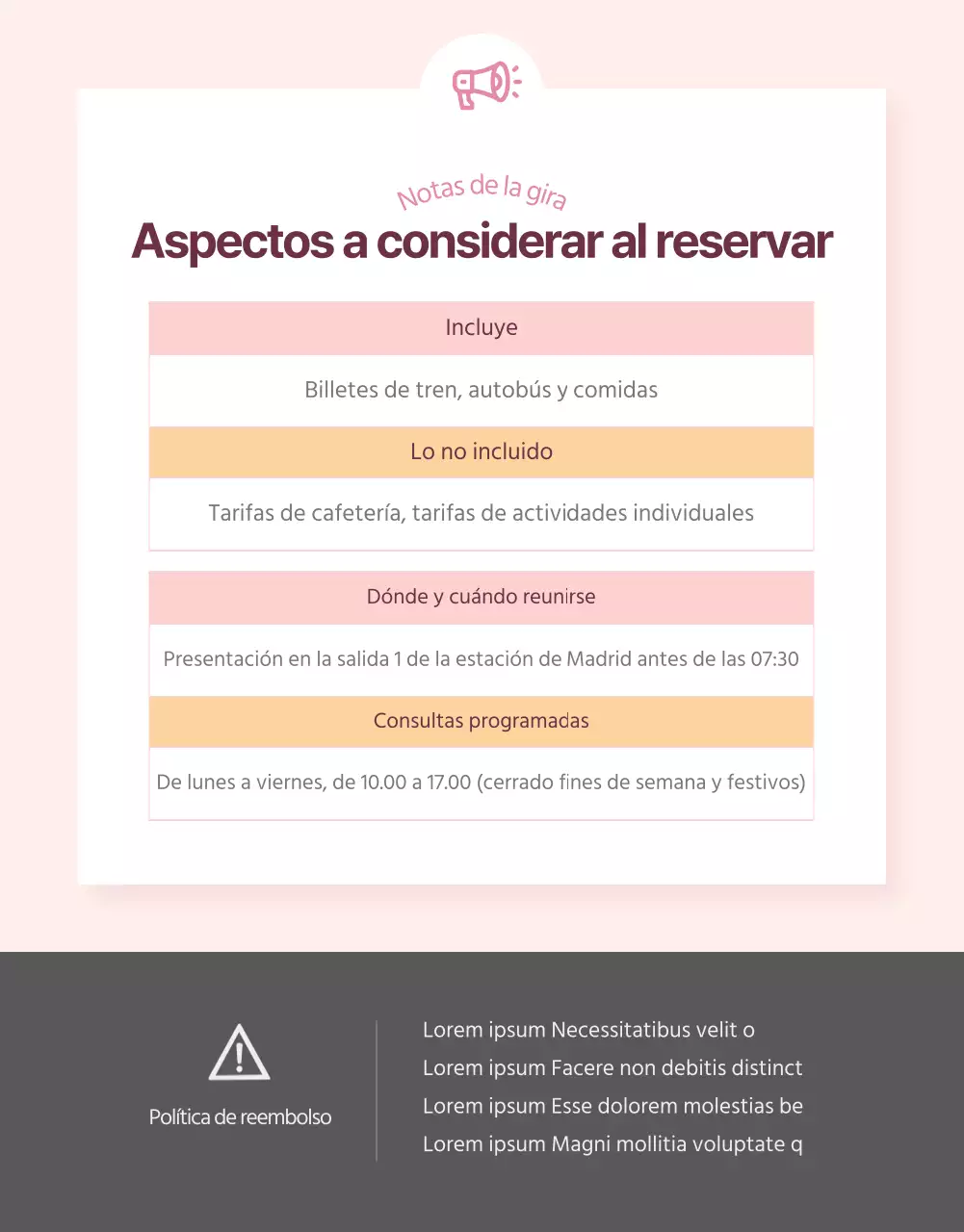 Promoción de las visitas guiadas a los cerezos en flor con un toque rosa