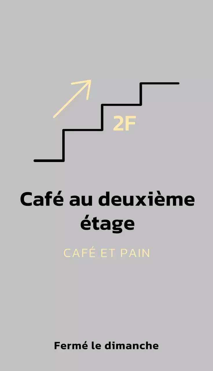 Faites la promotion de votre café avec un simple logo circulaire noir et jaune.