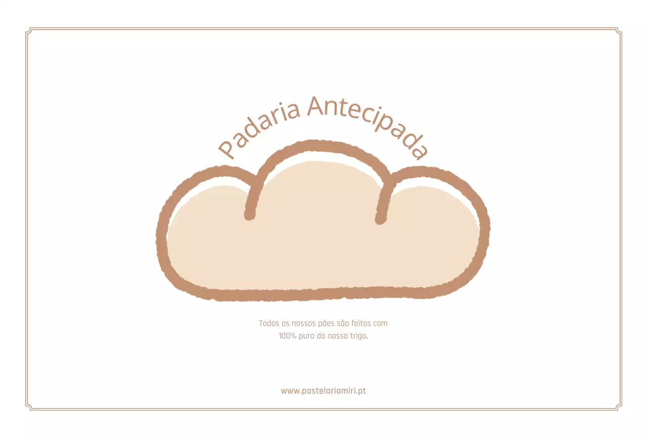 Cartão postal de padaria