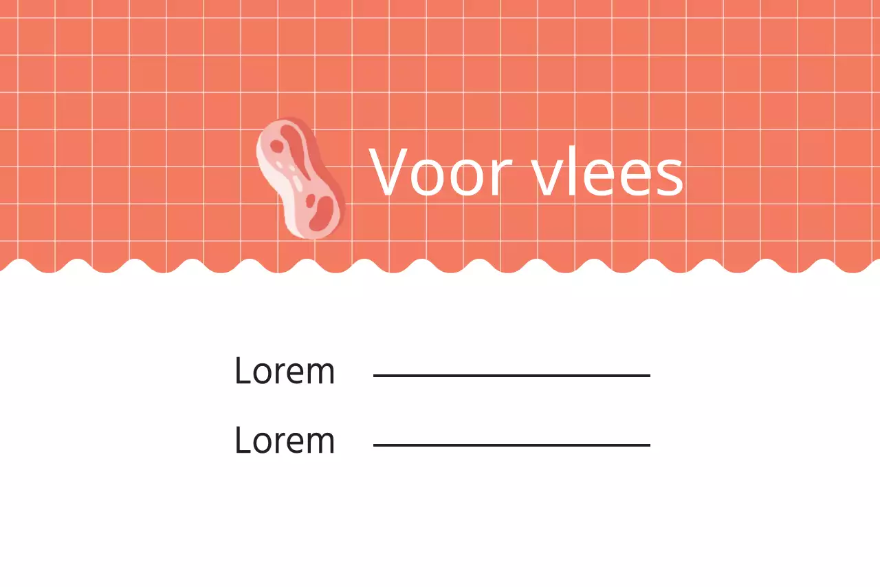 Voor vlees
