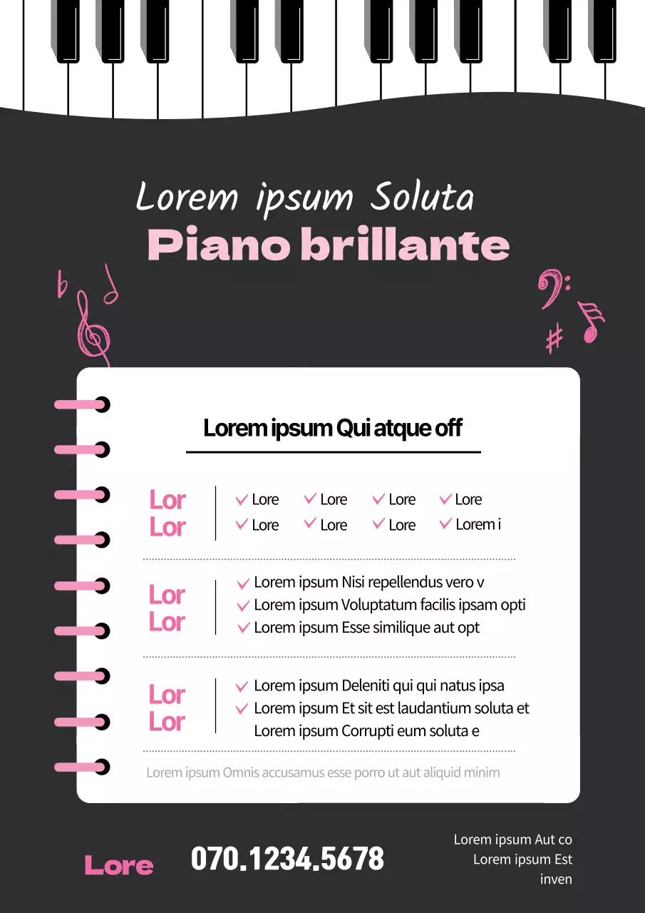 Escuela de piano_Seroposter