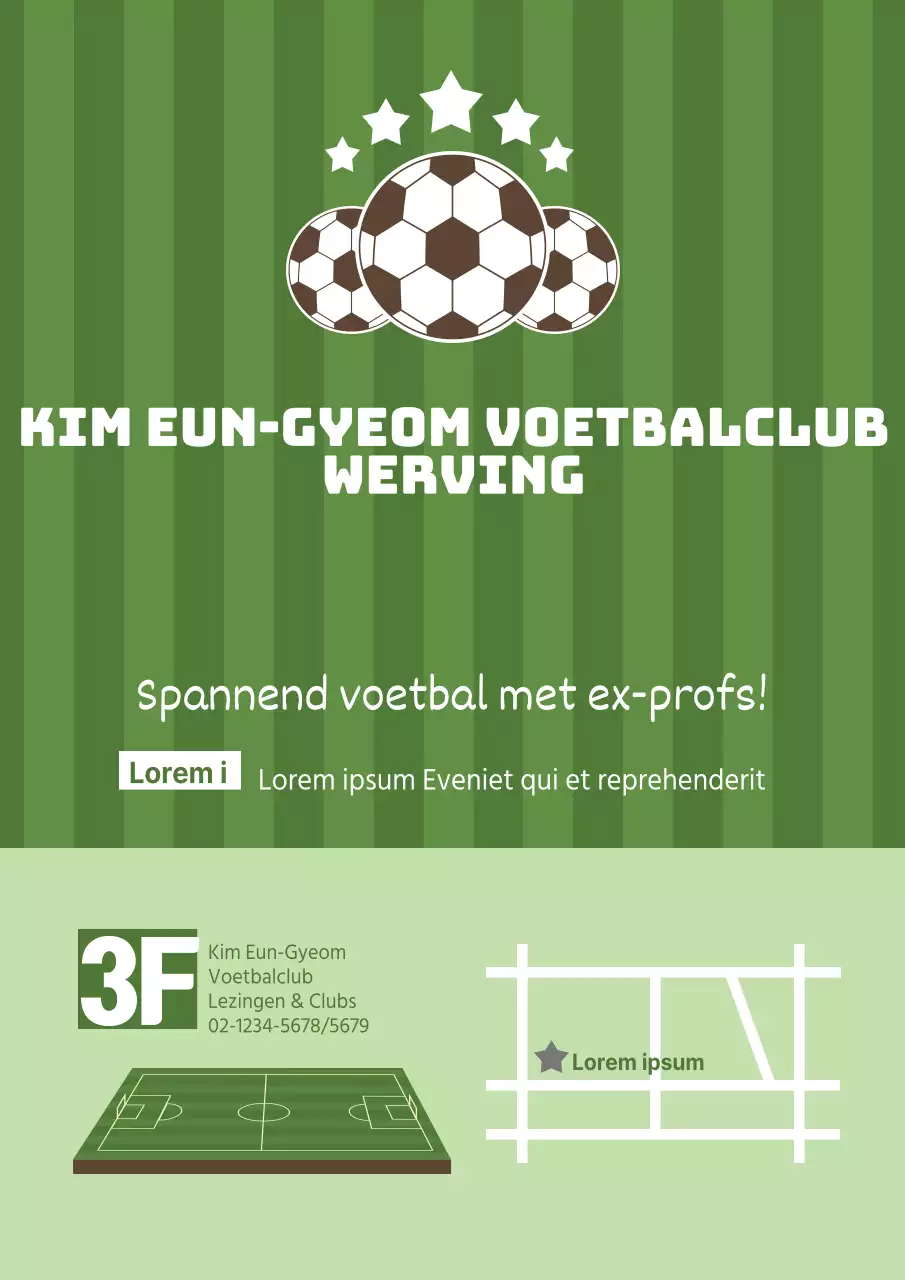 Leden werven voor een voetbalclub