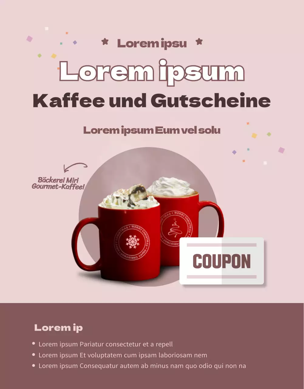 Rosa und sauberes Konzept RückblickEvents