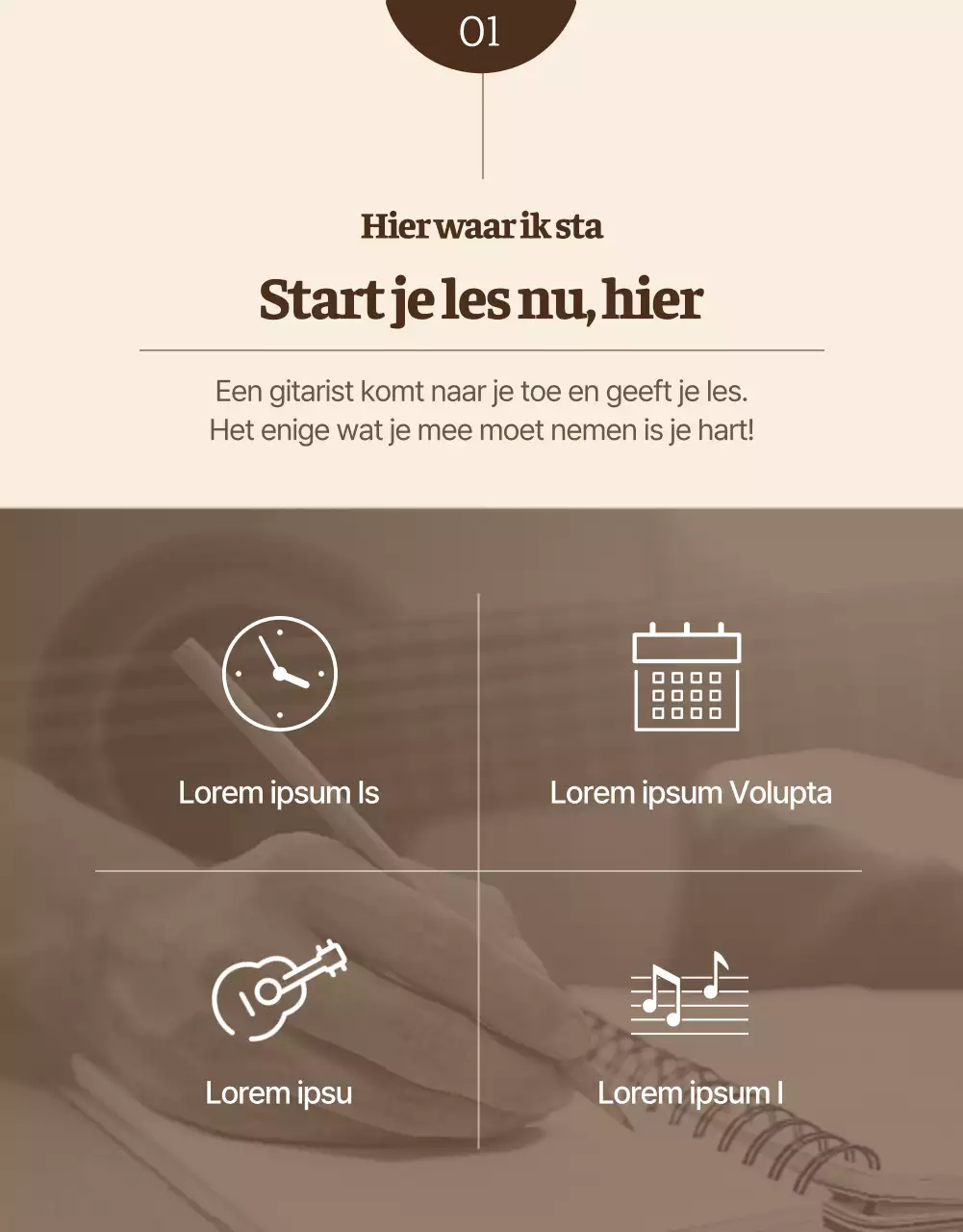 Leer hoe je zacht en emotioneel hele gitaarles details speelt