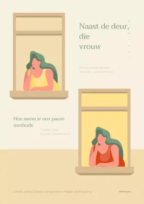 De vrouw in het gele en groene venster Essay