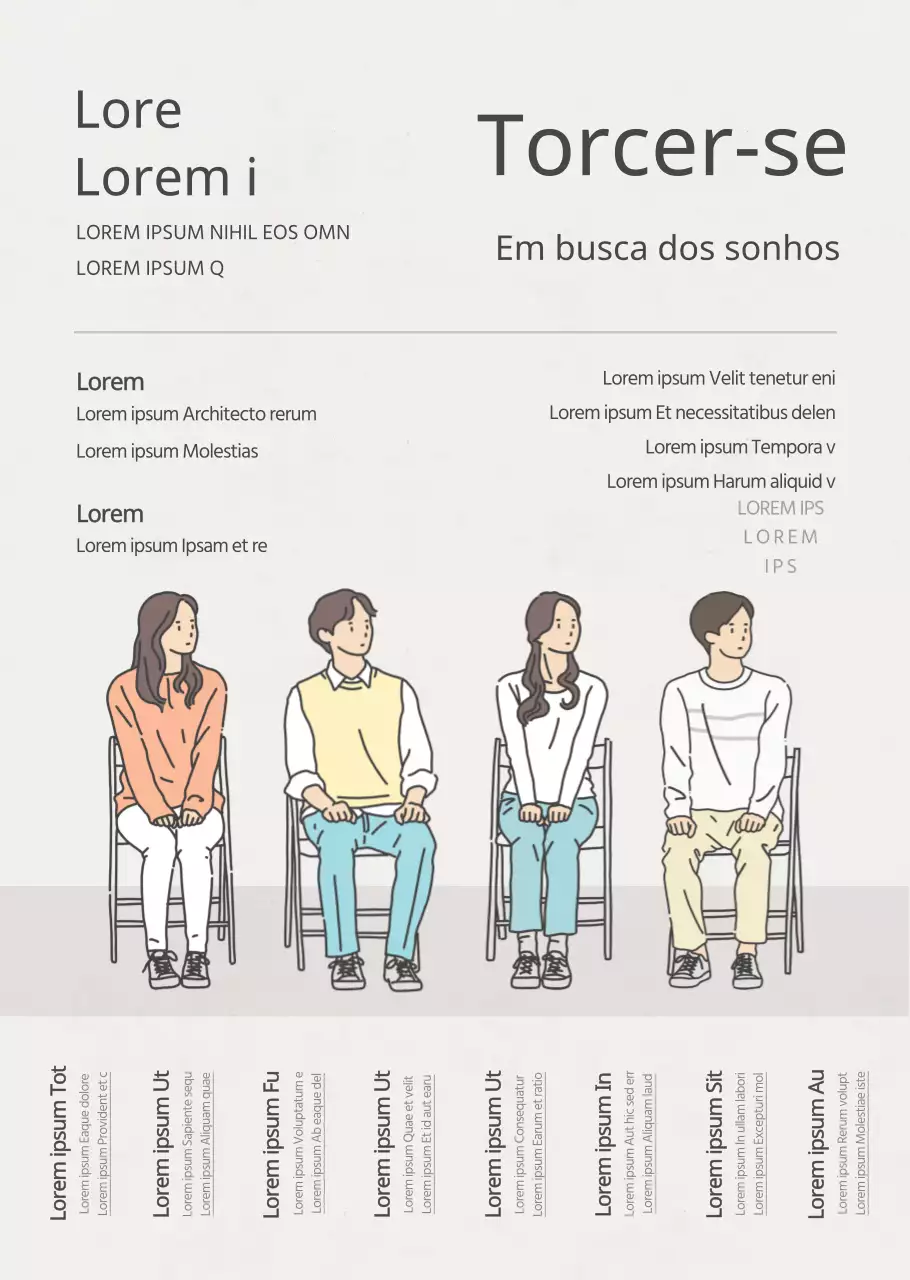 Estilo de ilustração simples e limpo em cinzento escuro para anúncios e promoções de clubes de empreendedorismo