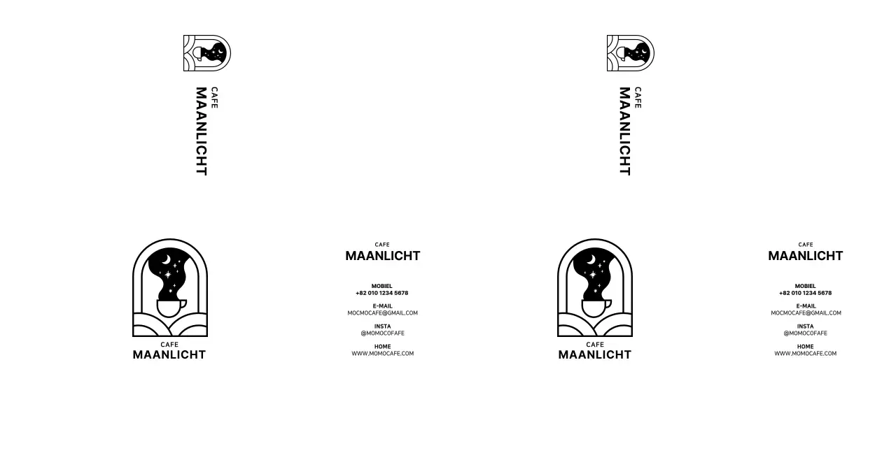 Eenvoudig en emotioneel geïllustreerd embleem logo stijl voor cafe informatie en promotie