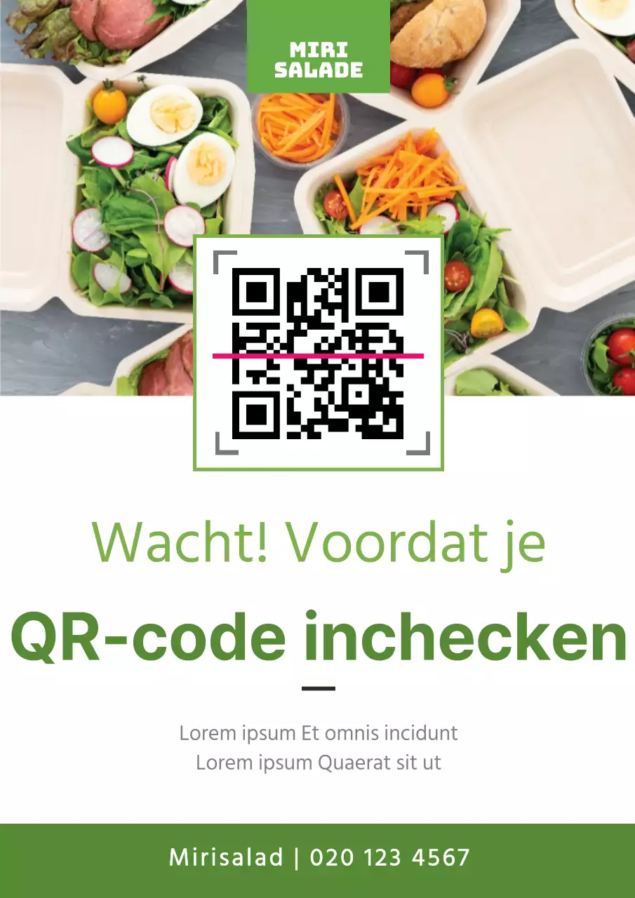 QR-code inchecken