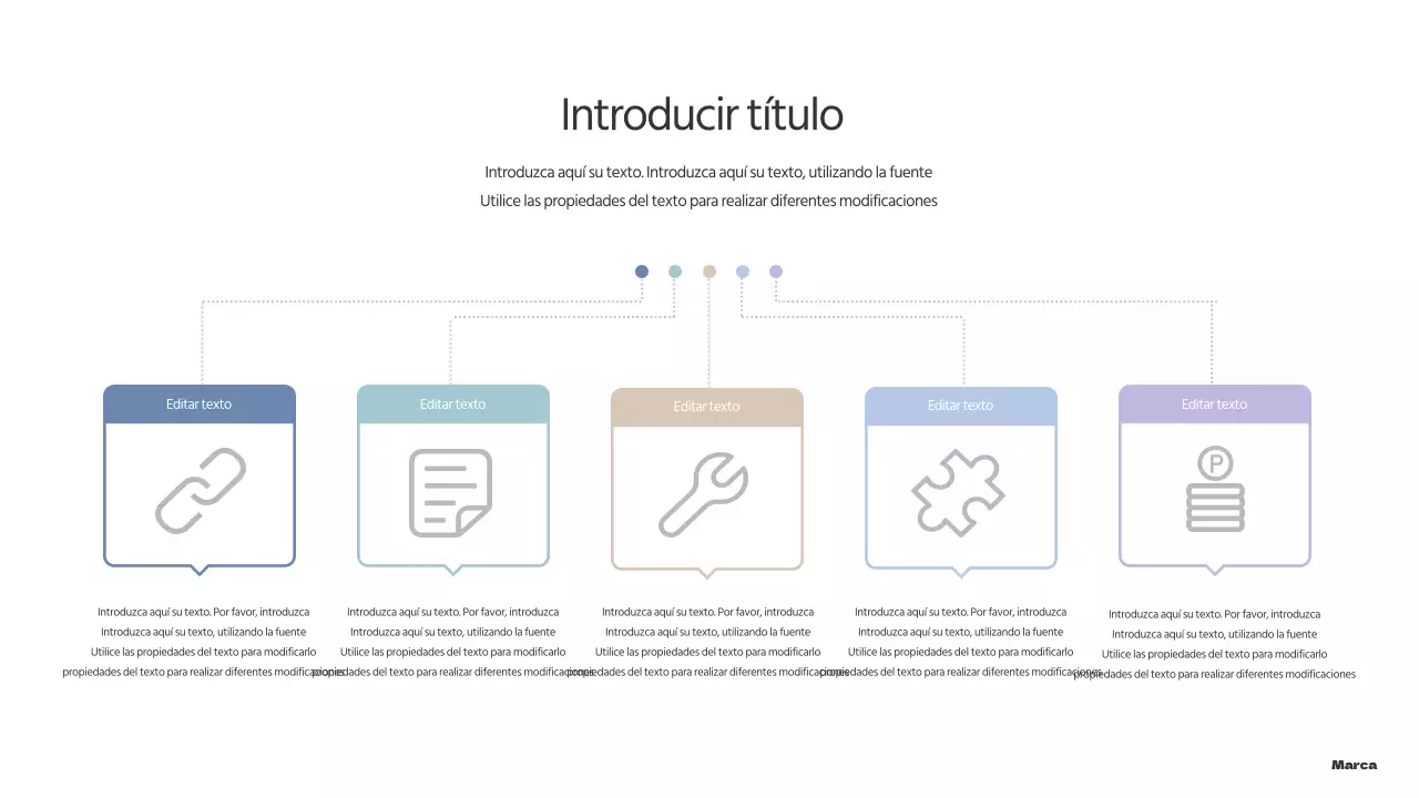 Una agenda conceptual sencilla en colores pastel