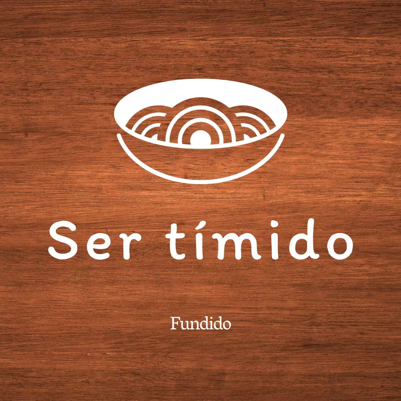 Sinalética simples de restaurante coreano com texto branco e ilustrações de noodles