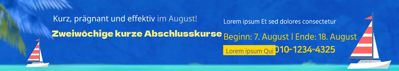 Zweiwöchige kurze Abschlusskurse