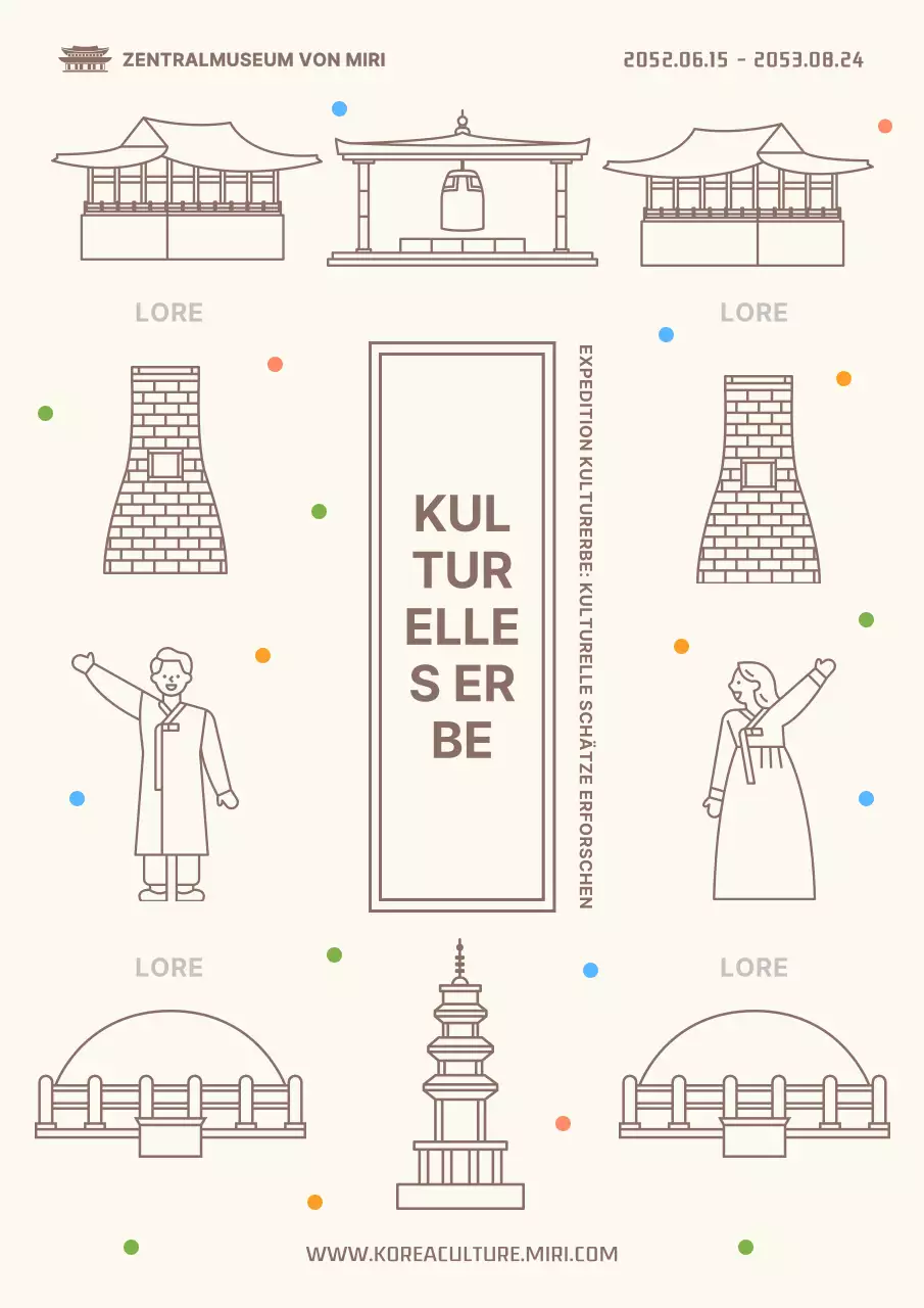 Hübsche beige-braune Heritage-Touren